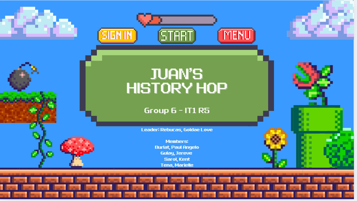 Juan's History Hop Mobile Game